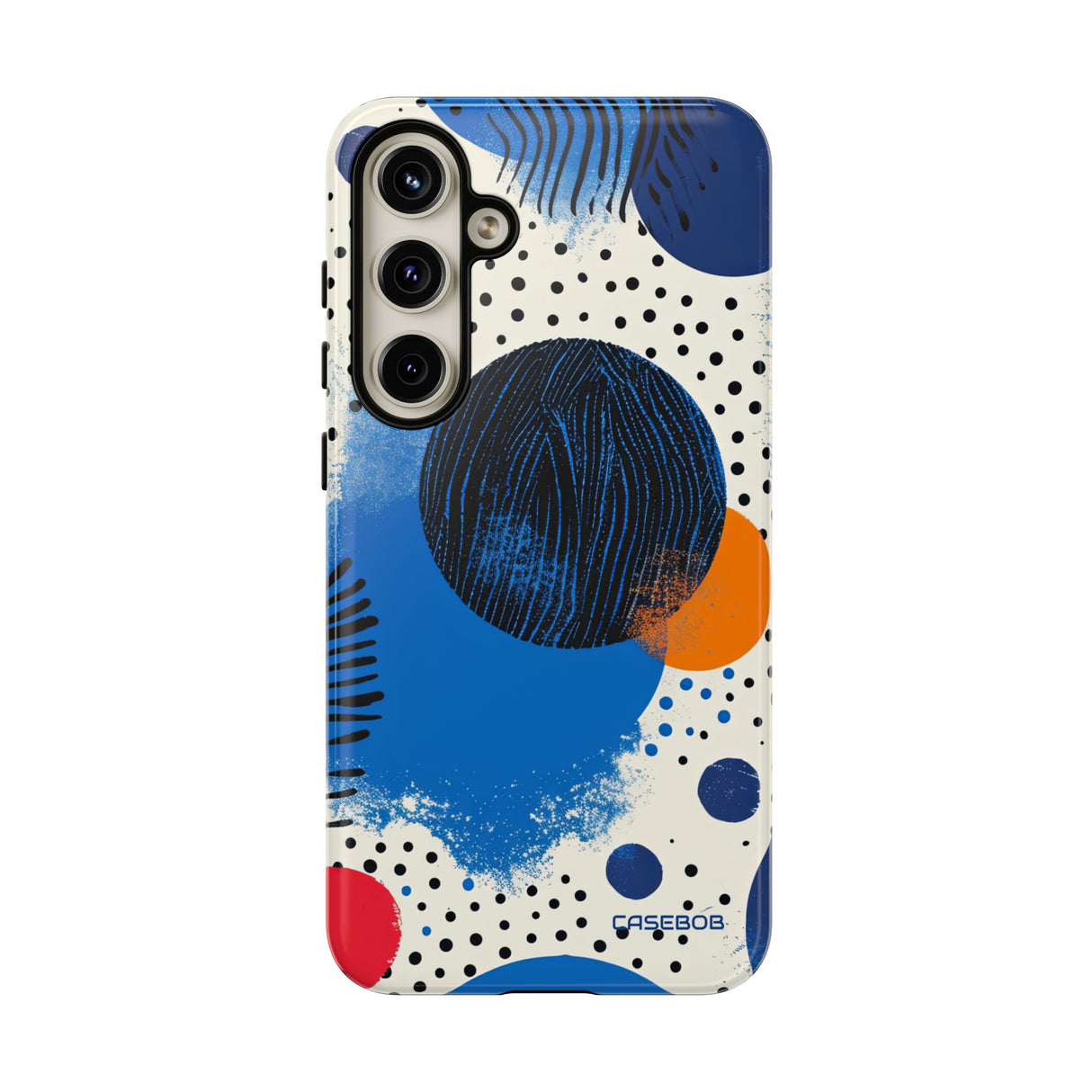 Blue Tranquil Geometry - Protective Phone Case