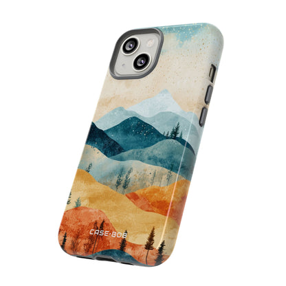 Moonlit Mountains iPhone 14 Case - Tough