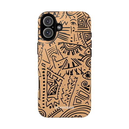 Tribal Harmony: Bold Geometric Dance - for iPhone 16