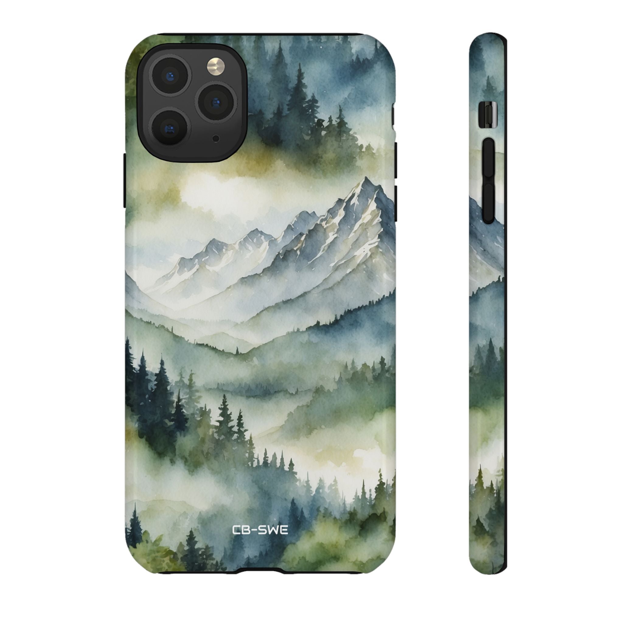 Misty Peaks Emerge - iPhone Case