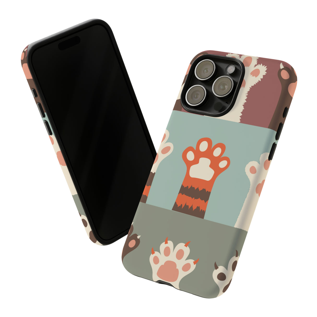 Vintage Cat Paw - Protective Phone Case