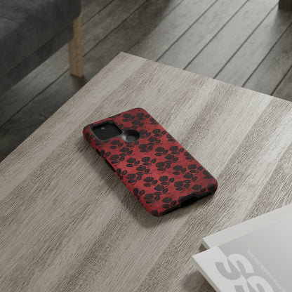 Rosemony Gothic Flower - Protective Phone Case