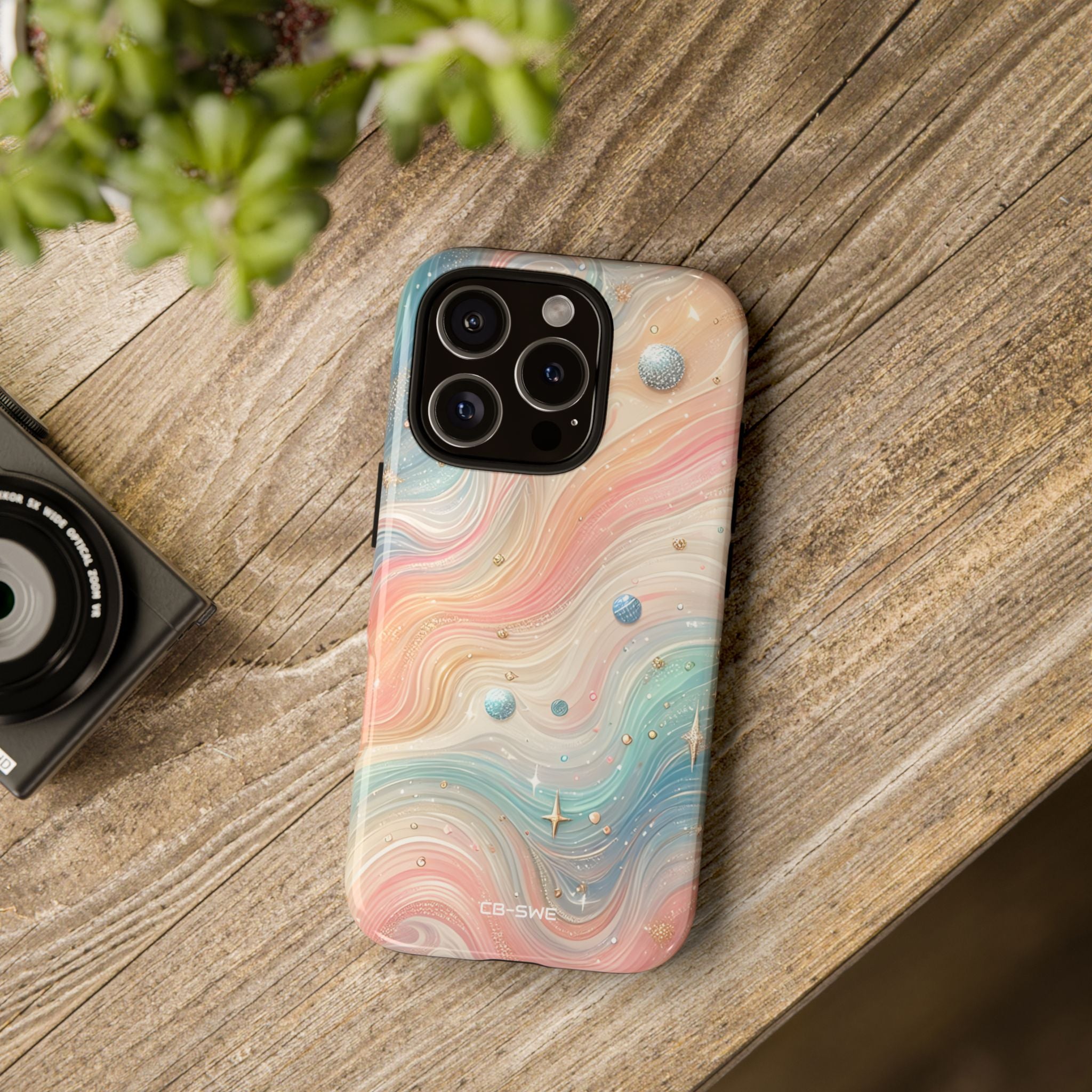 Celestial Waves Dance - iPhone Case
