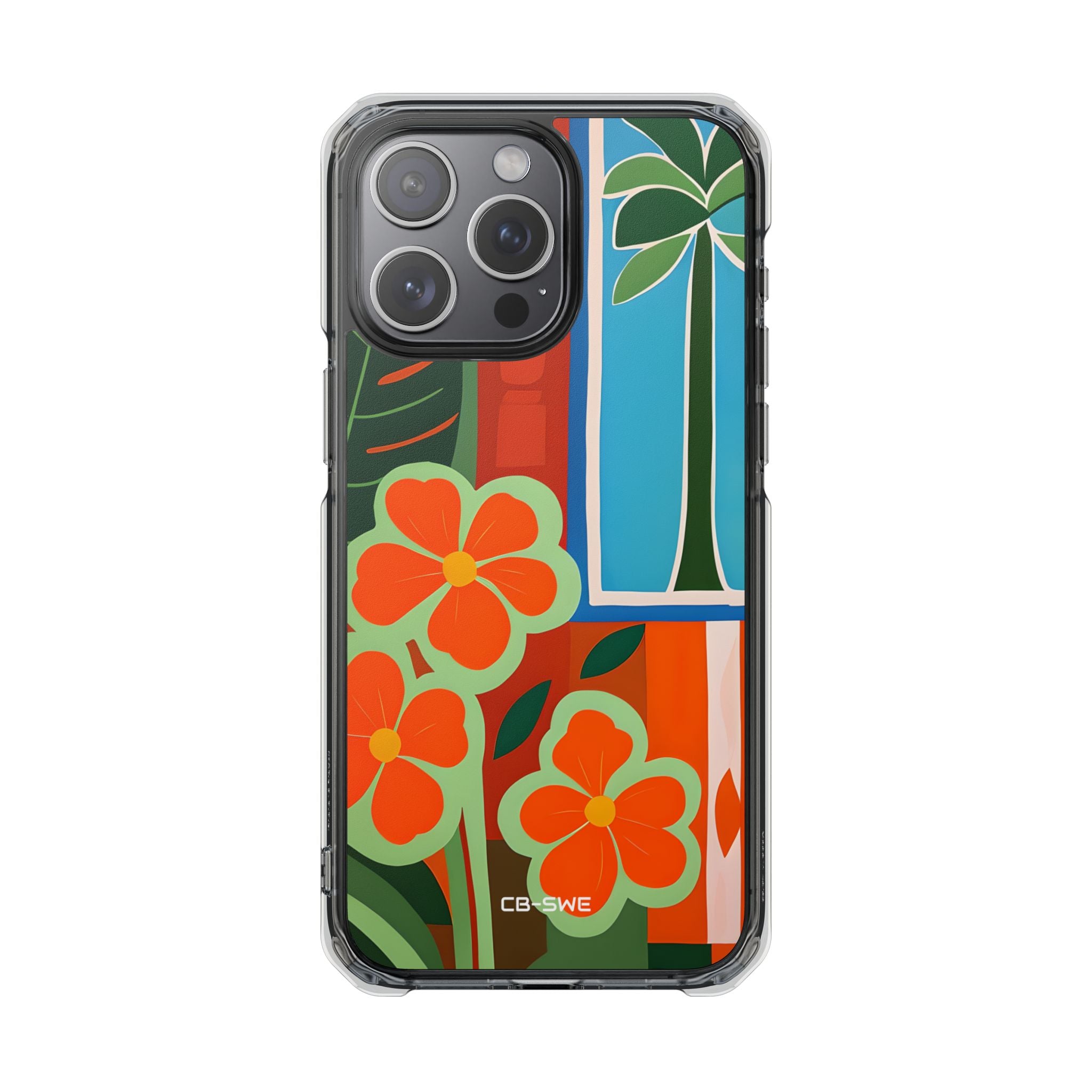 Tropical Geometry Harmony iPhone Case - Impact