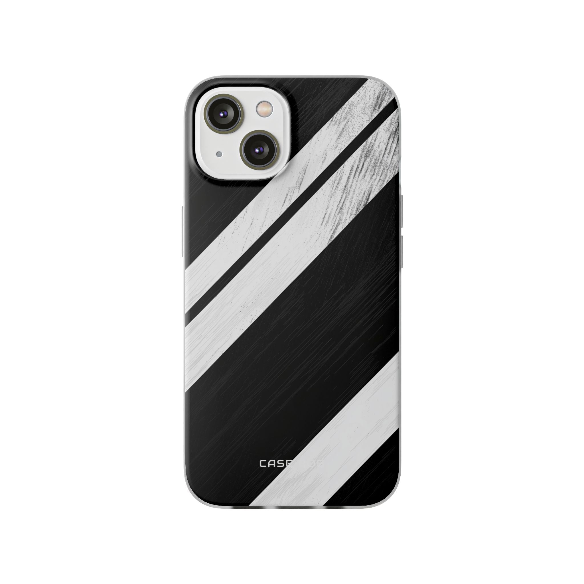 Distressed Stripe Motion iPhone 14 Case - Soft
