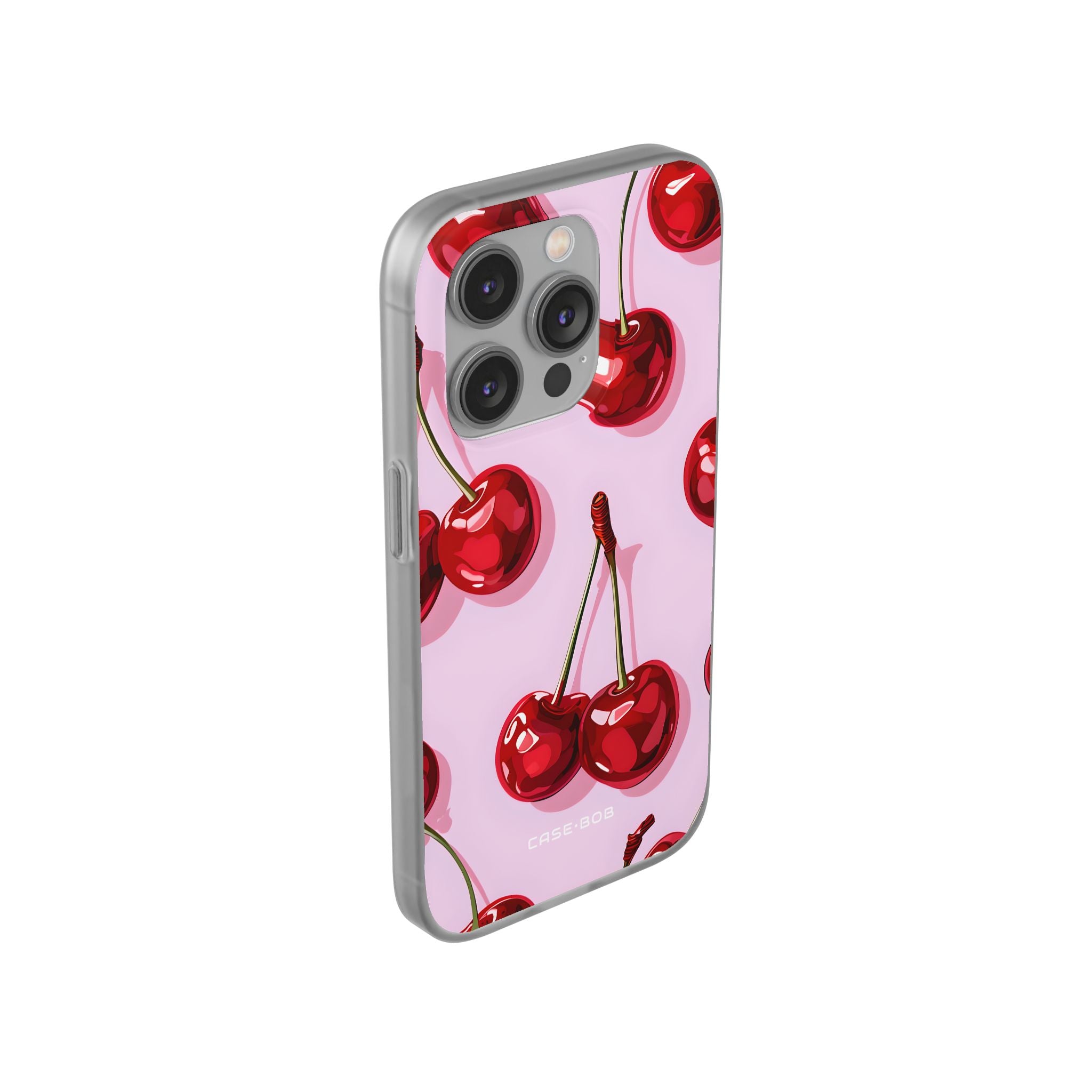 Glossy Cherry Burst iPhone 14 Pro Case - Soft