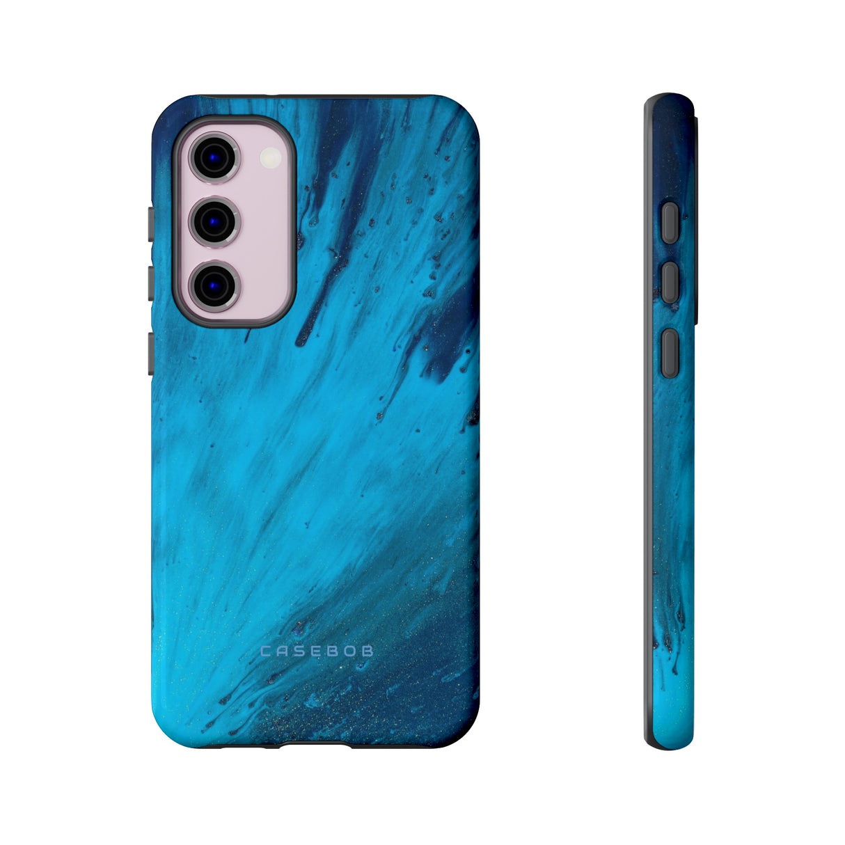 Light Blue Ink Art | Phone Case