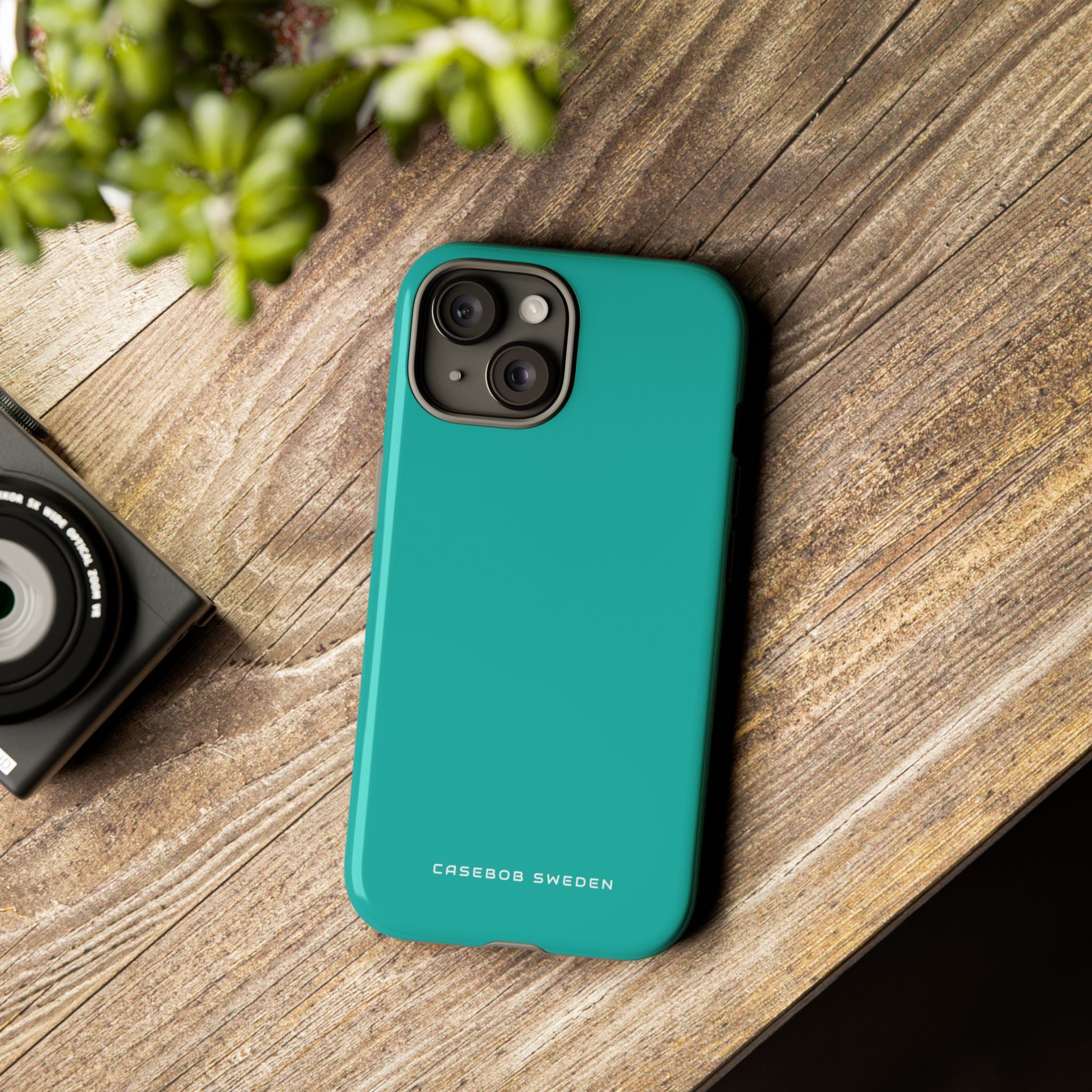 Light Sea Green iPhone 15 - Tough Phone Case