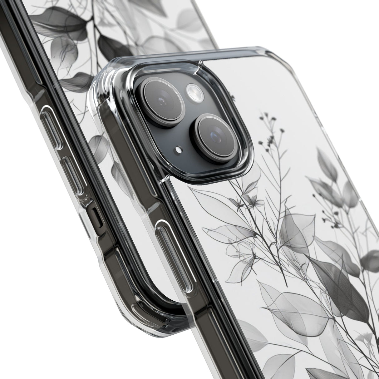 Botanical Serenity – Handyhülle für iPhone (Clear Impact – Magnetisch)