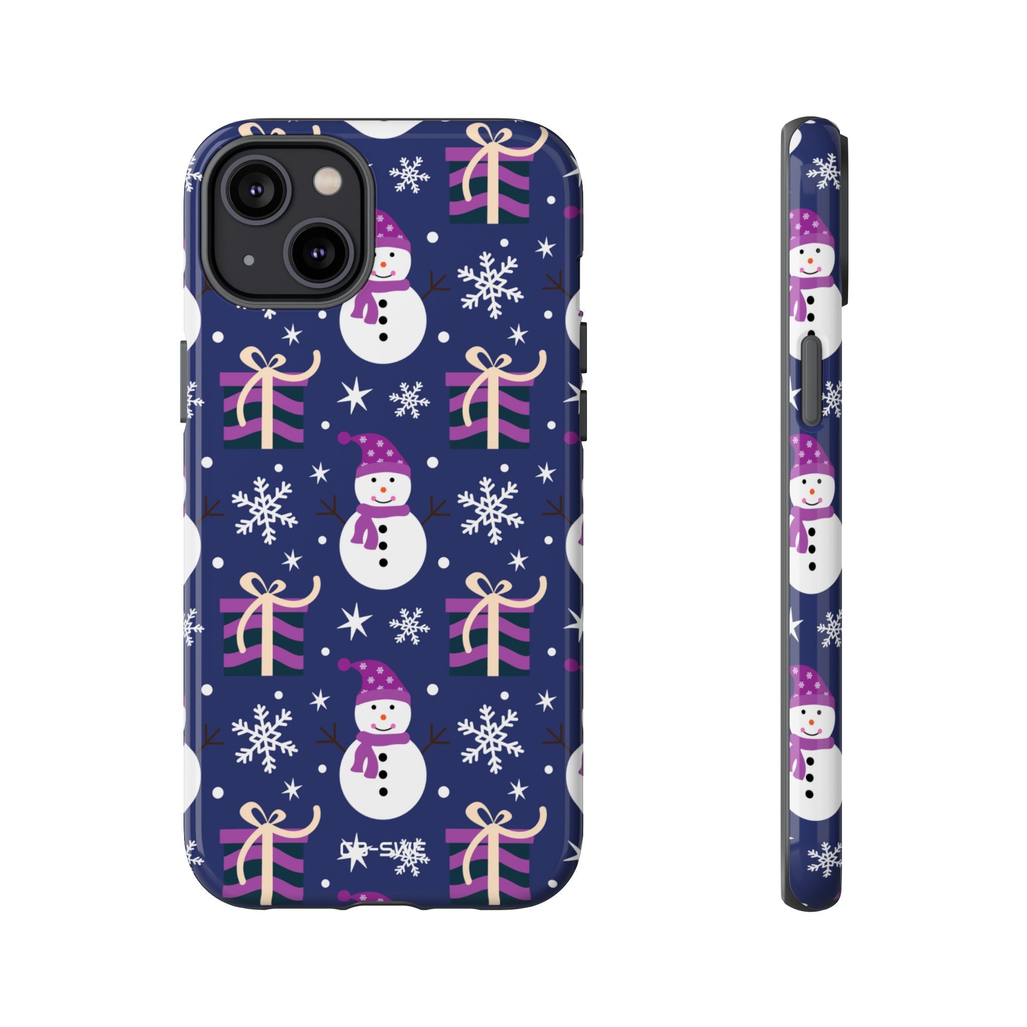 Snowmen Gift Giving - iPhone Case