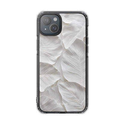 Elegant Leaf Relief iPhone Case - Impact