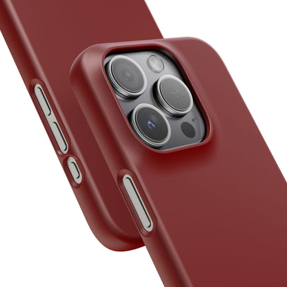 Maroon iPhone 15 - Slim Phone Case