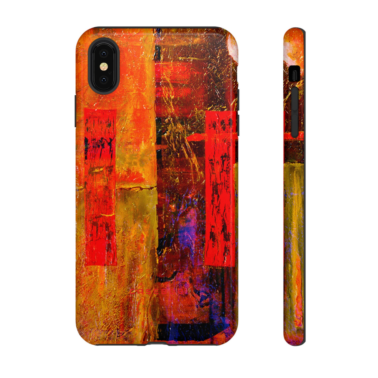 Red Oil Painting - Protective Phone Case