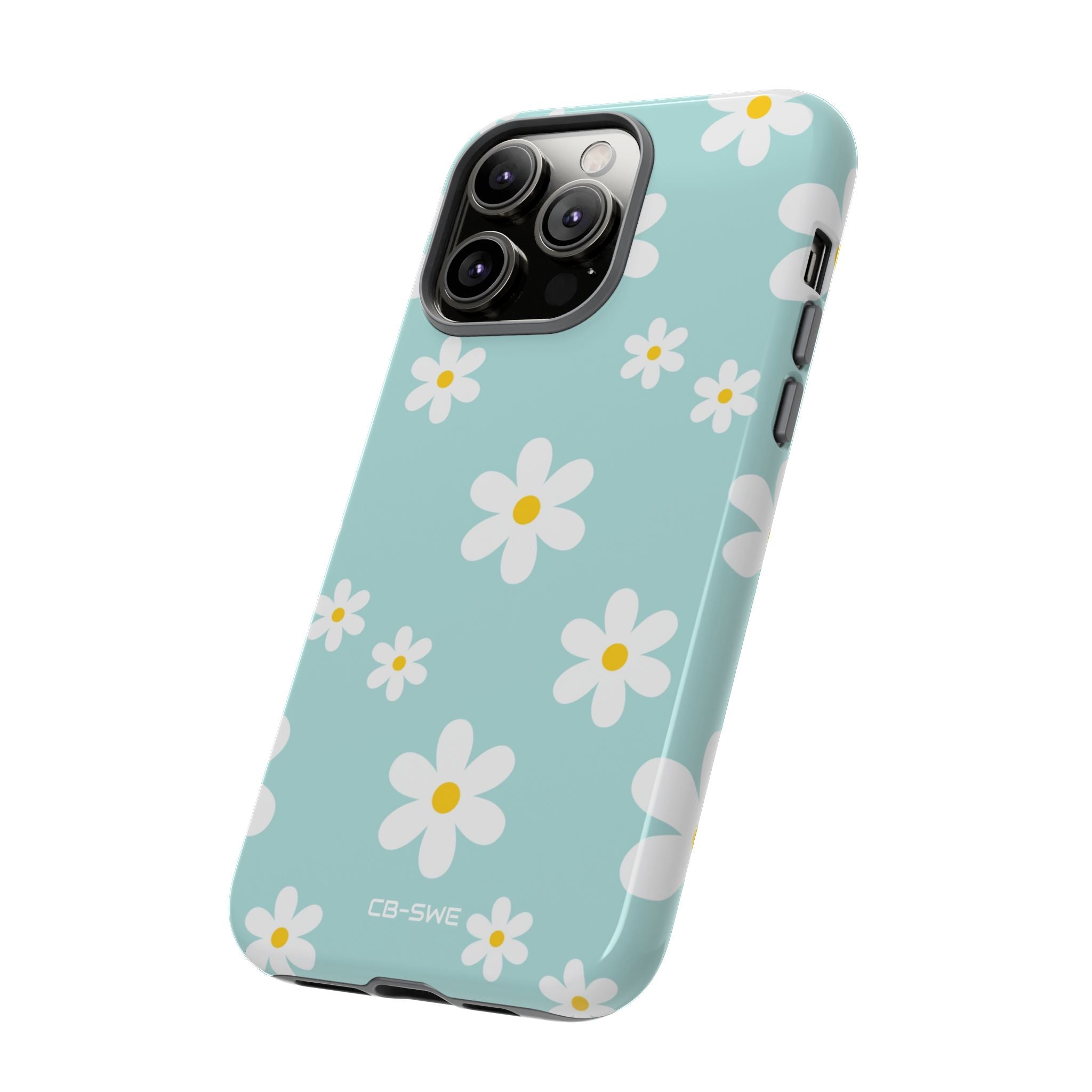 Daisies On Blue - iPhone Case