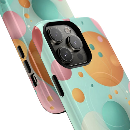 Pastel Circles iPhone 14 Pro Max Case - Tough+