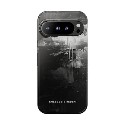 Chaotic Monochrome Layers Google Pixel 9 - Tough Phone Case