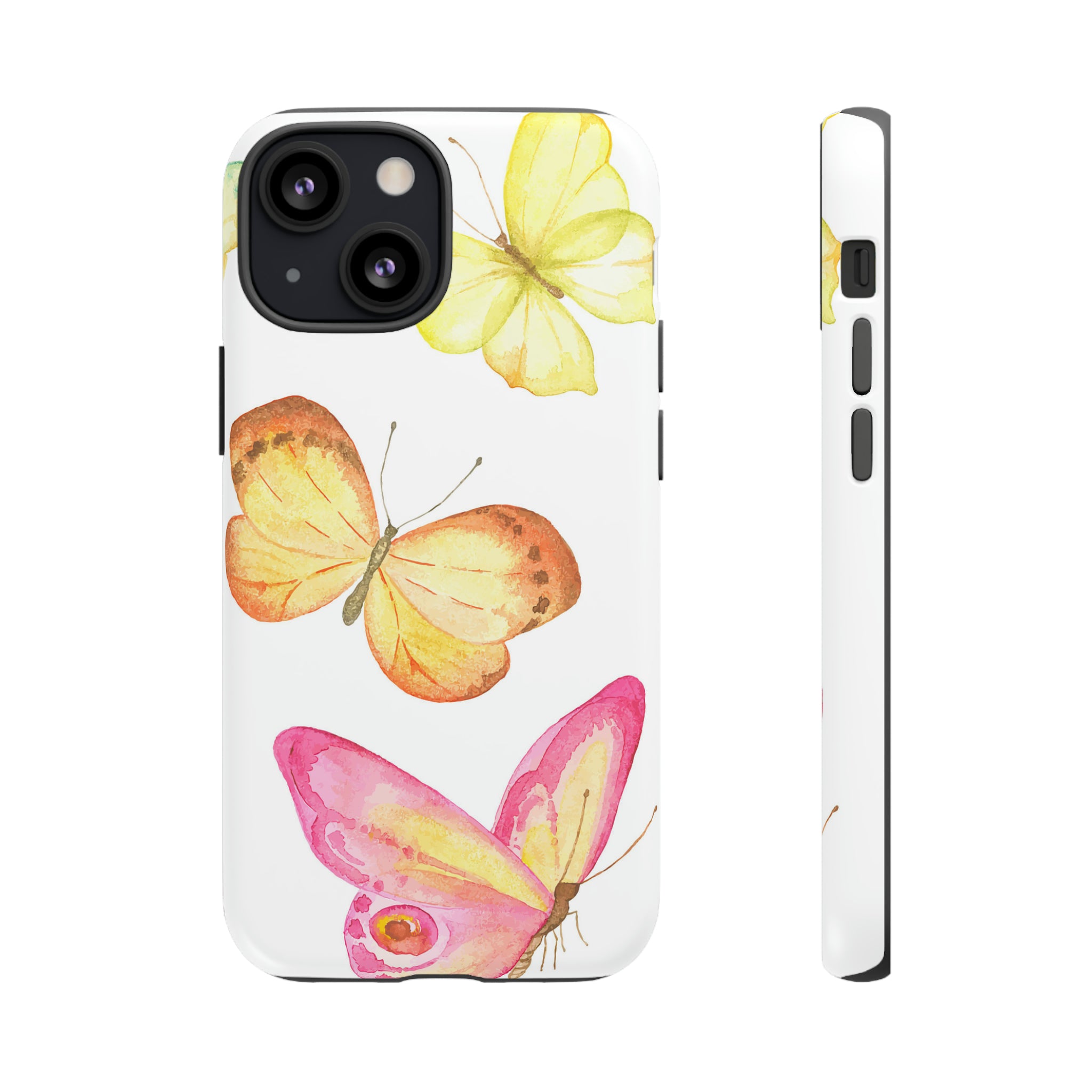 Watercolor Butterflyes - Protective Phone Case