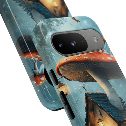 Mushroom House Glows - Google Pixel Case
