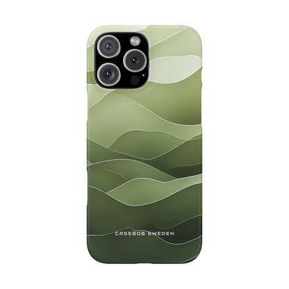 Gradient Emerald Drift iPhone 16 - Slim Phone Case