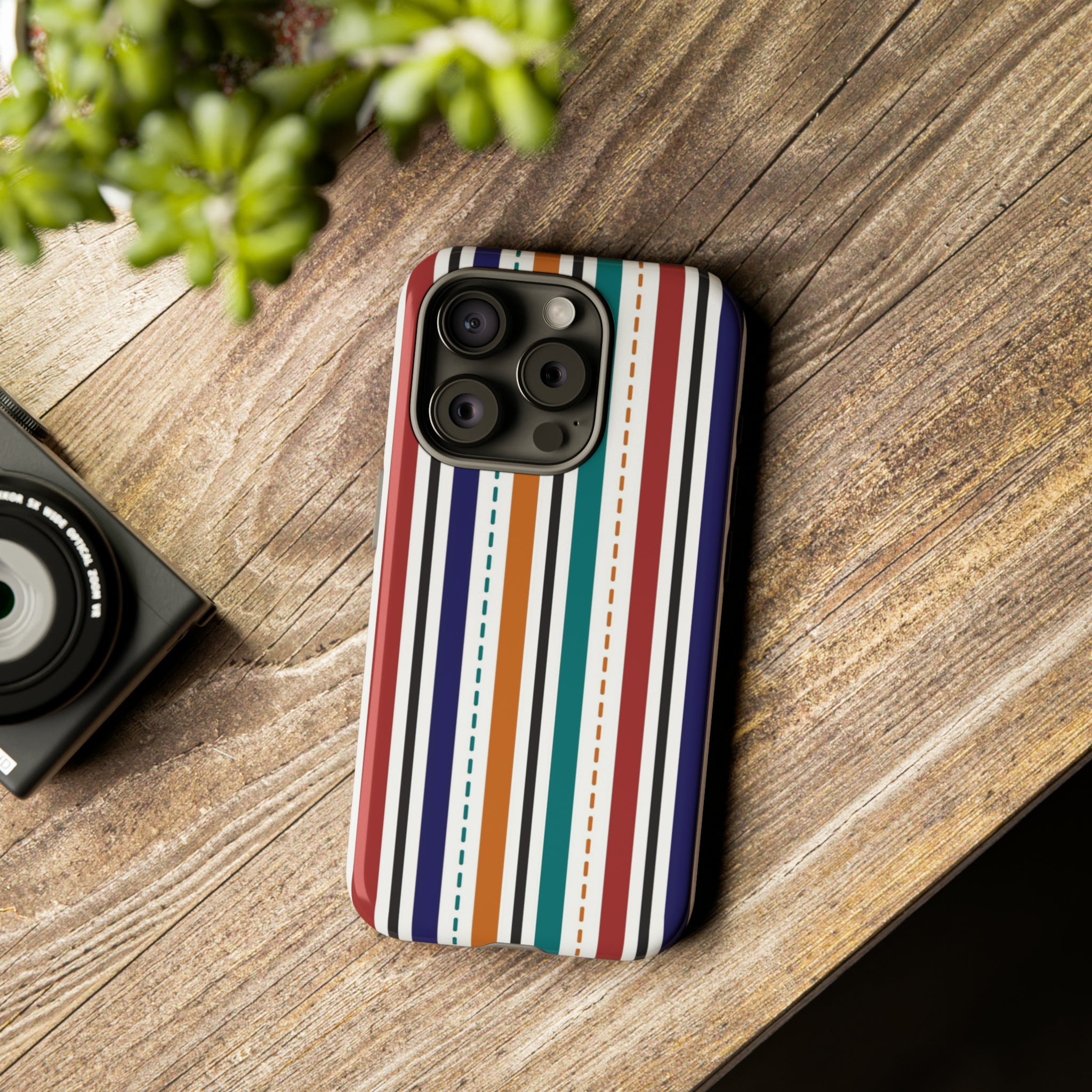 Modern Stripe Line - Protective Phone Case