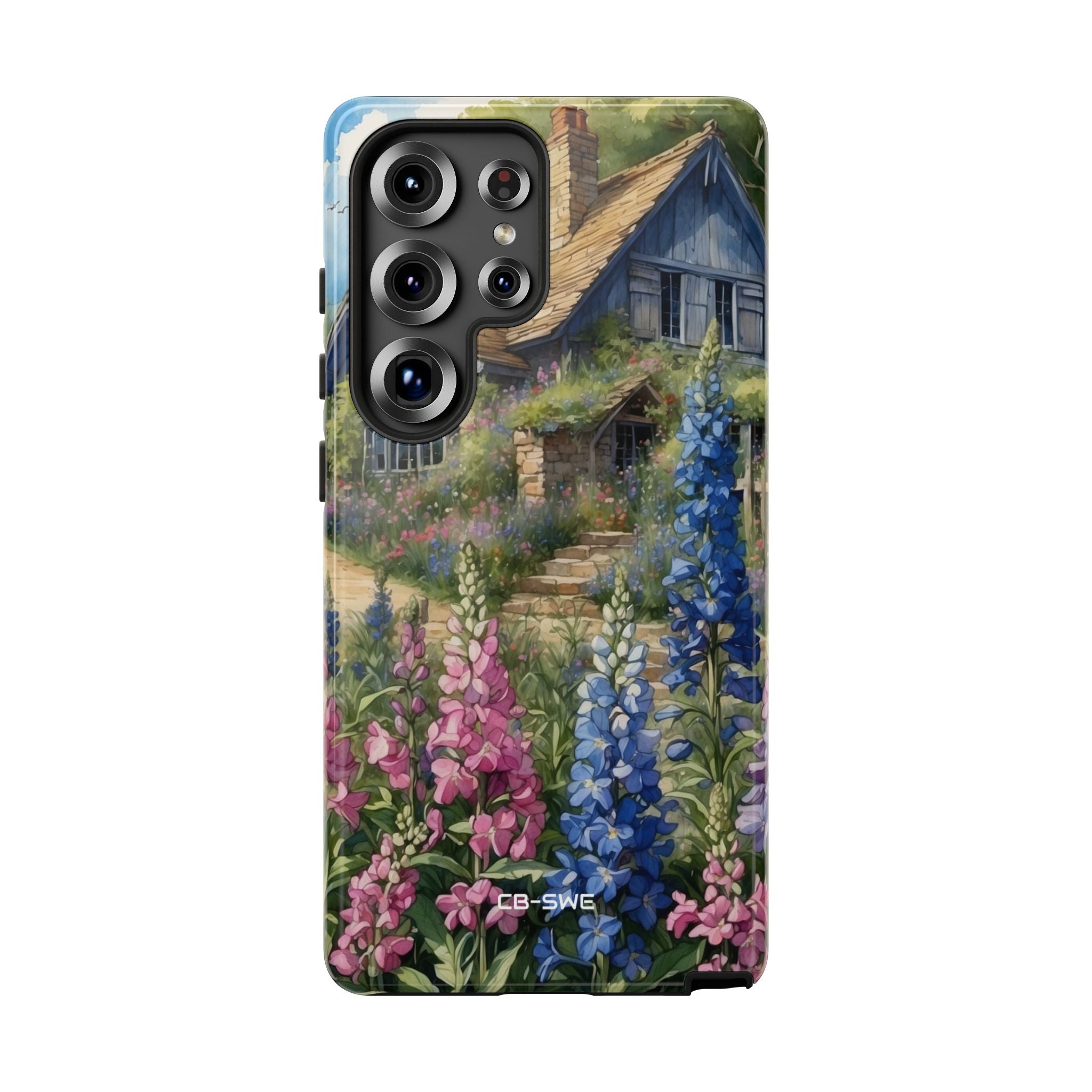 Cottage Surrounded Blossoms - Samsung Case
