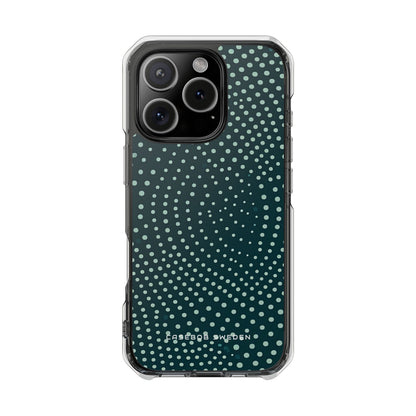 Teal Rippleflow iPhone 16 - Clear Impact Phone Case