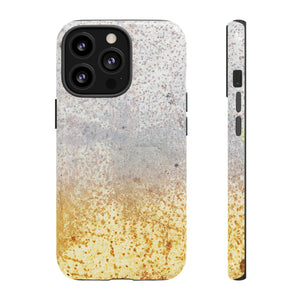 Gold Abstract - Protective Phone Case