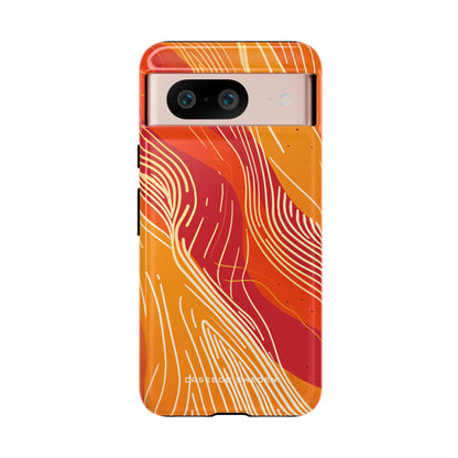 Gradient Flowwave Essence Google Pixel 8 - Tough Phone Case