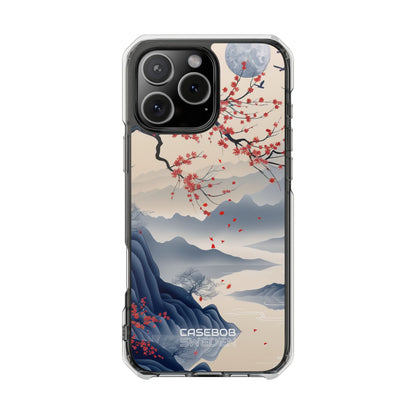 Moonlit Blossom Flight iPhone 16 - Impact Clear+