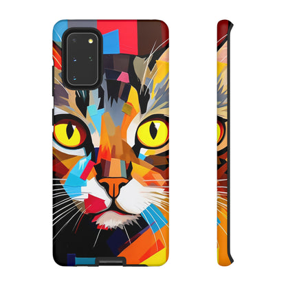 Abstract Kitty Palette Samsung Case (Protective)