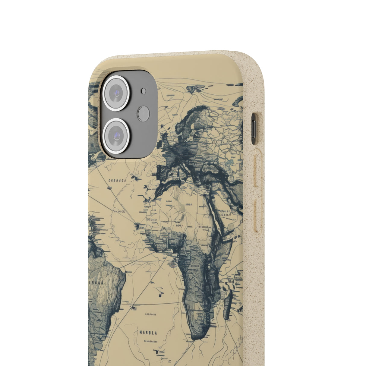 Vintage World Map | Biodegradable Phone Case