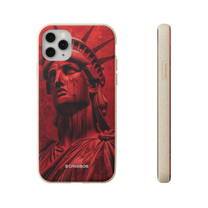 Red Liberty Revolution | Biodegradable Phone Case