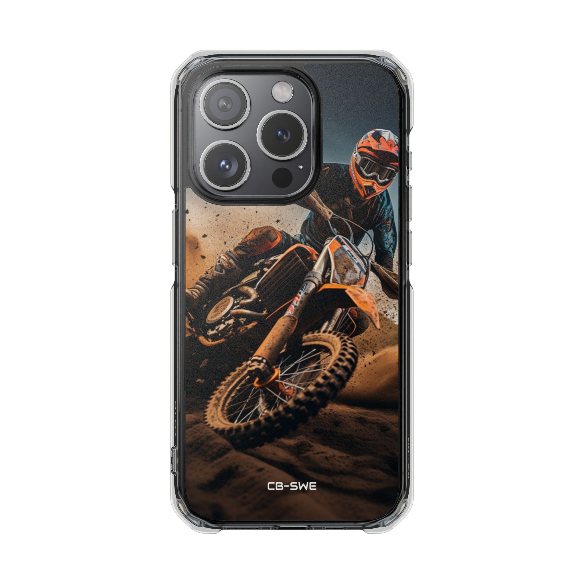 Rider Amidst Desert Fury iPhone Case - Impact