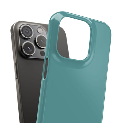 Cadet Blue iPhone 15 - Slim Phone Case