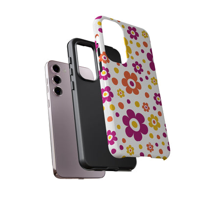 Retro Floral Playfulness - Samsung Case