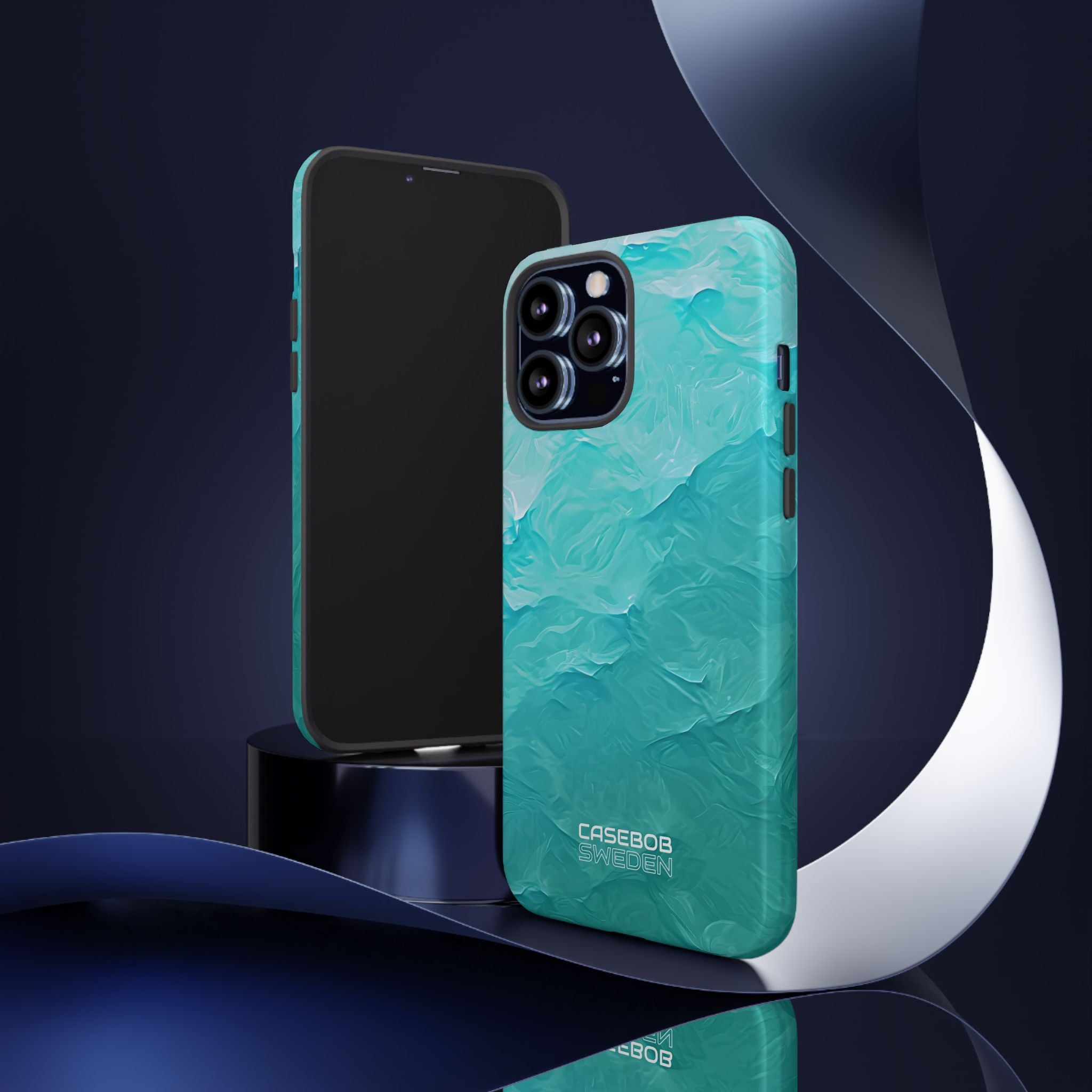 Soothing Aqua Currents iPhone 13 - Tough