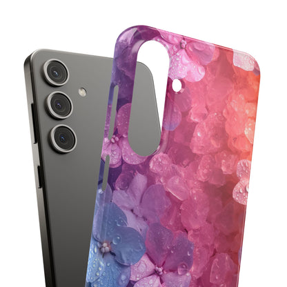 Floral Chill Blooms - Slim Samsung S24 Phone Case