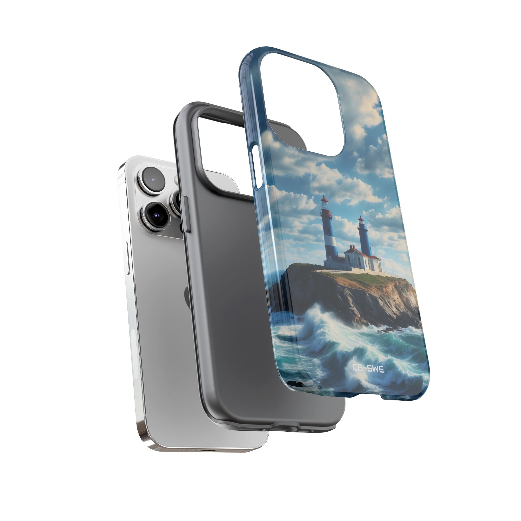 Lighthouse Guards Waves - iPhone Case
