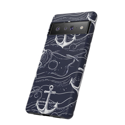 Gradient Anchorflow Waves Google Pixel 6 - Tough Phone Case