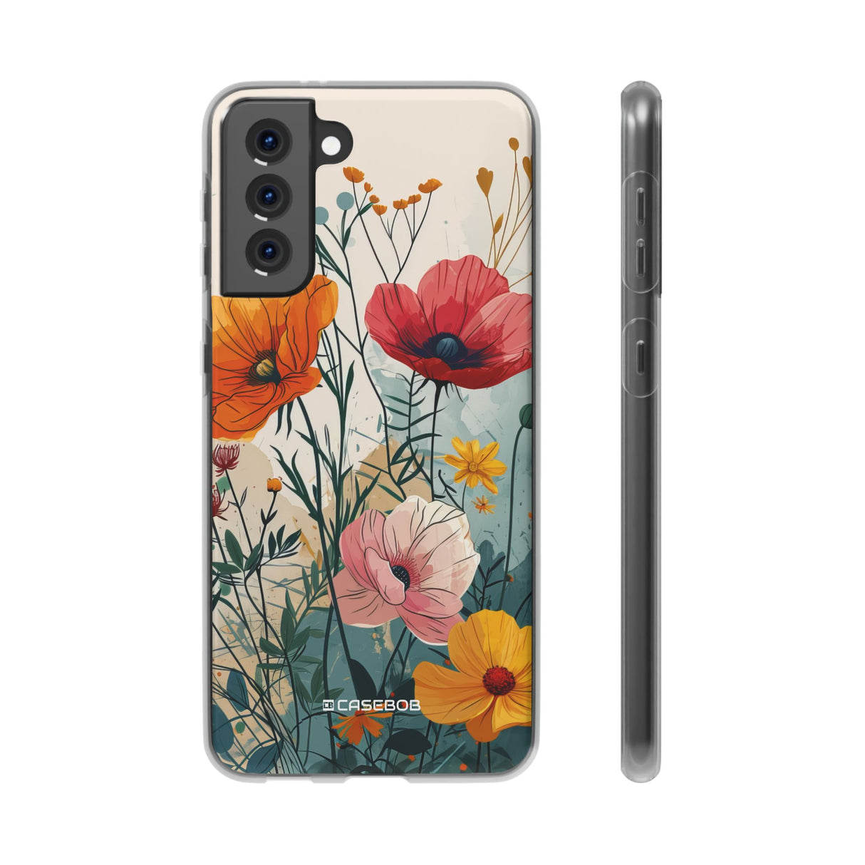 Blooming Whimsy | Flexible Handyhülle für Samsung Galaxy