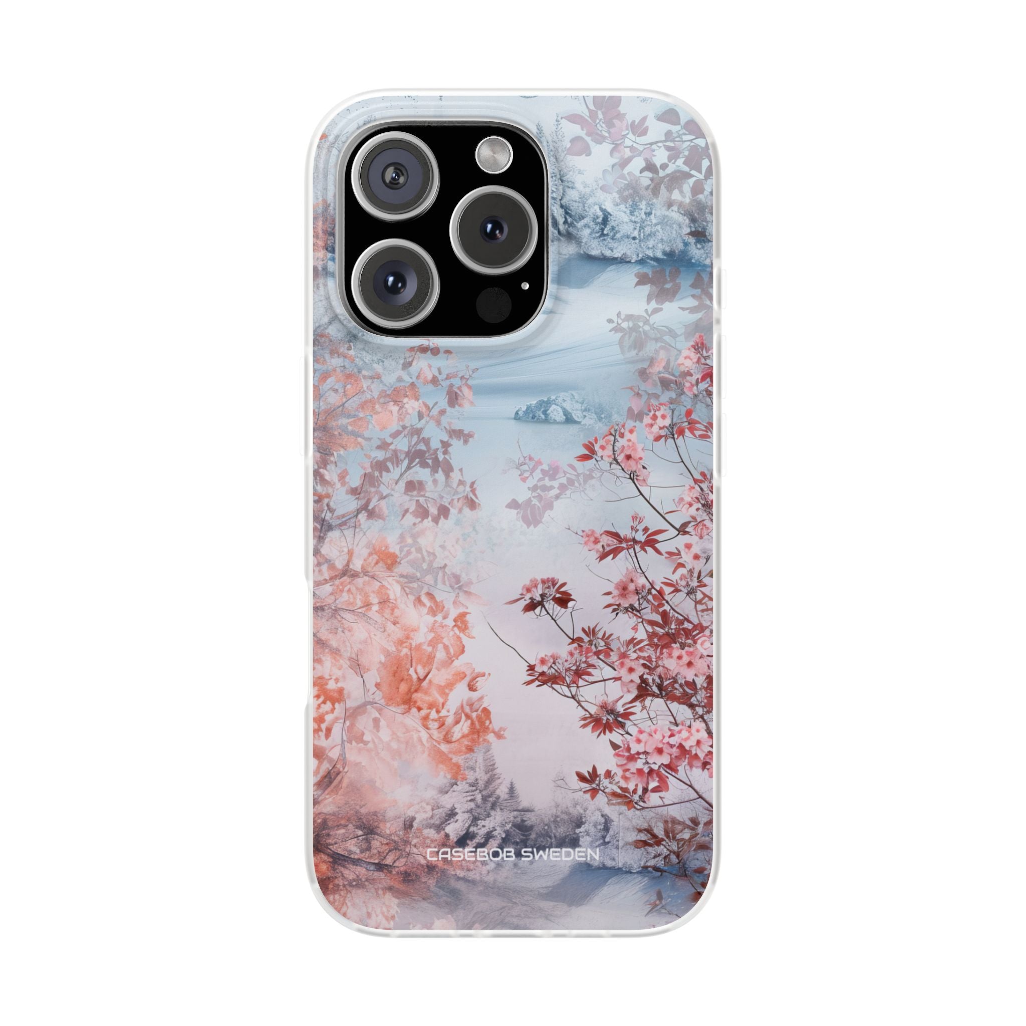 Floral Serenity Case - Flexi iPhone 16 Phone Case