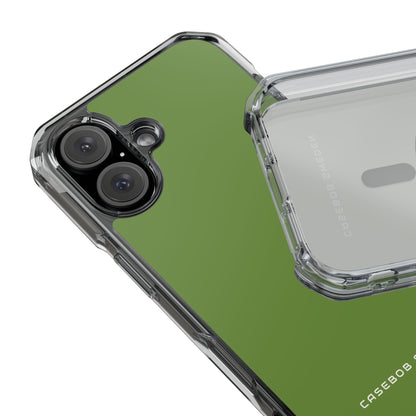 Olive Drab iPhone 16 - Clear Impact Phone Case