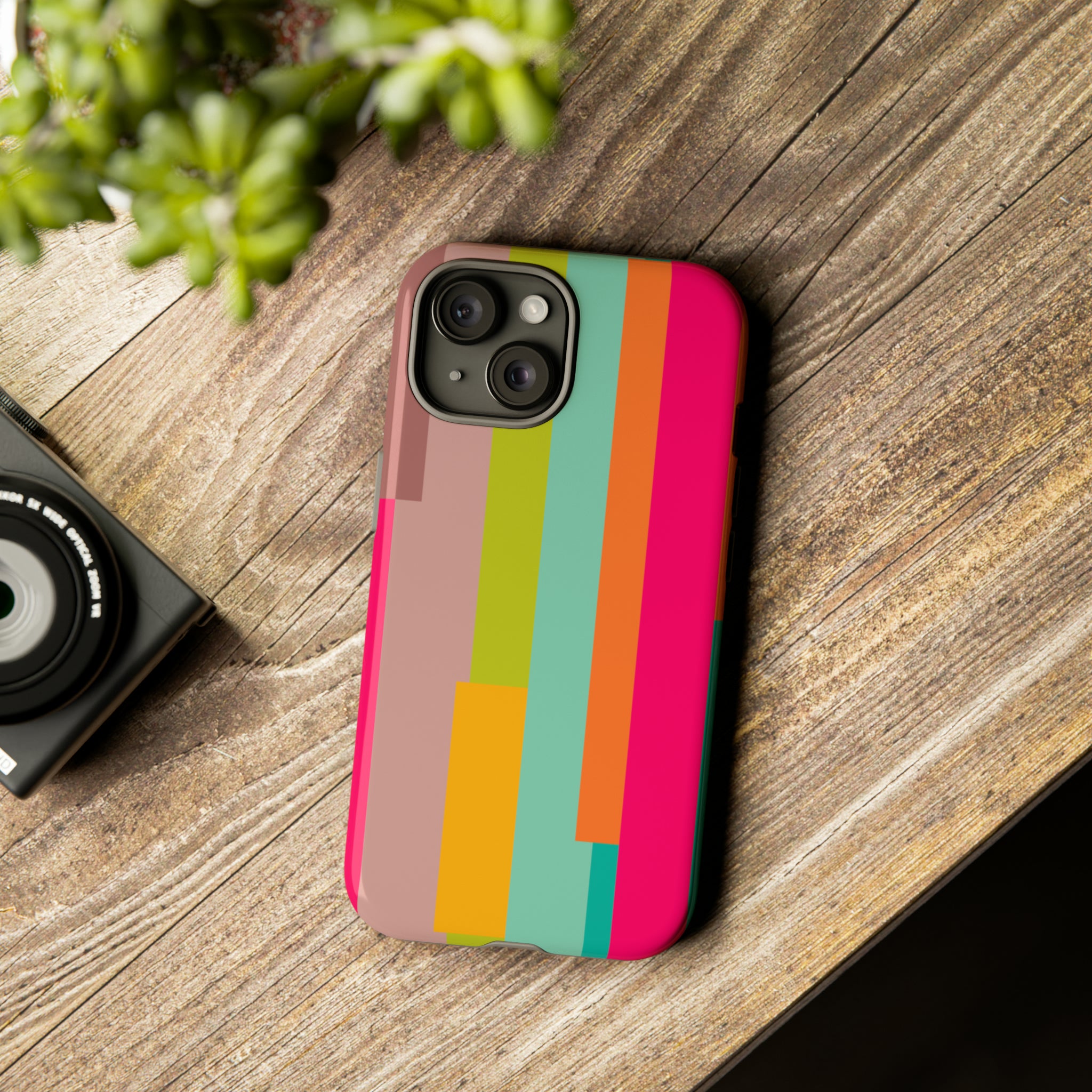 Geometrical Colorful - Protective Phone Case