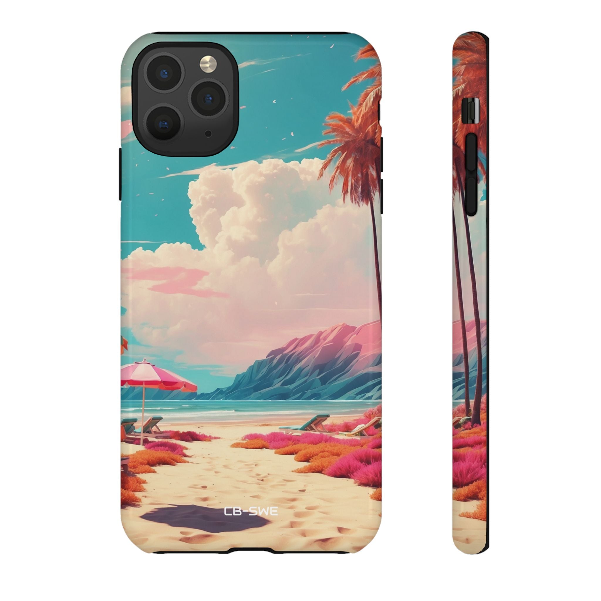Vibrant Umbrellas Stand - iPhone Case