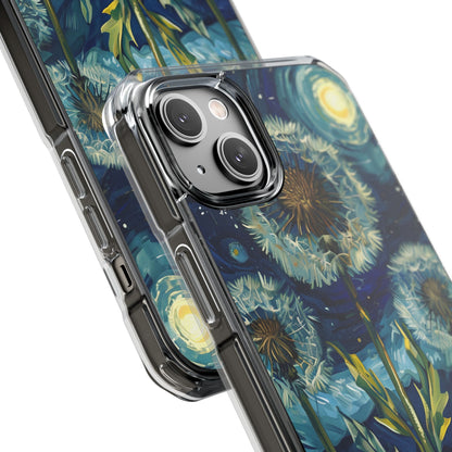 Dandelions Under Starlight iPhone Case - Impact