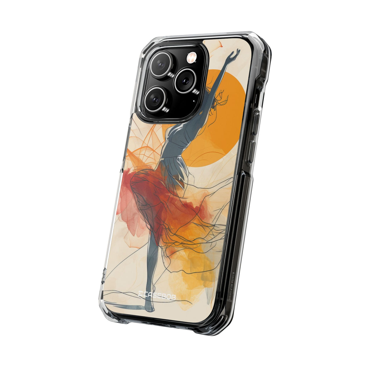 Sunlit Grace - Phone Case for iPhone (Clear Impact - Magnetic)