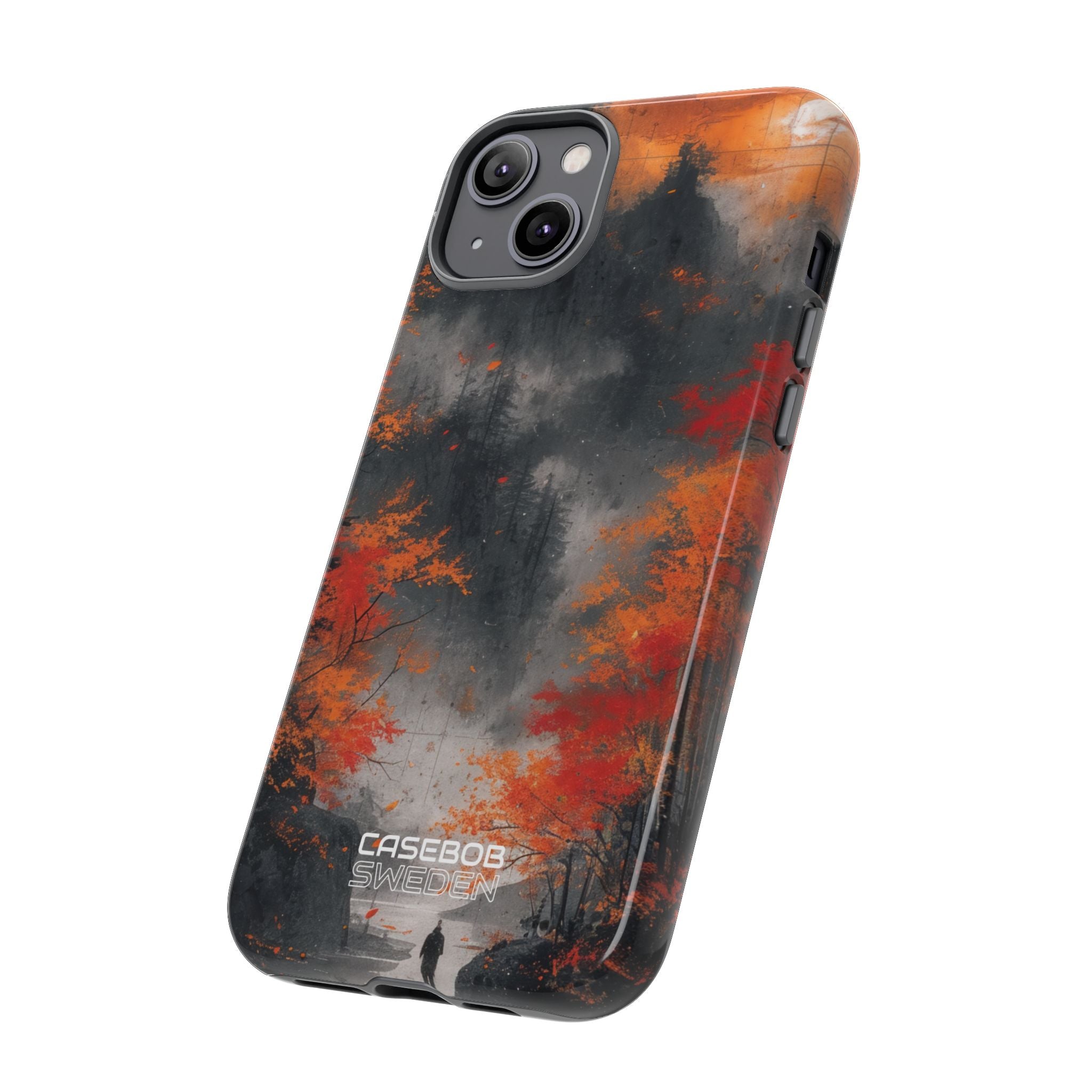 Crimson Mist Mountains iPhone 14 - Resistente