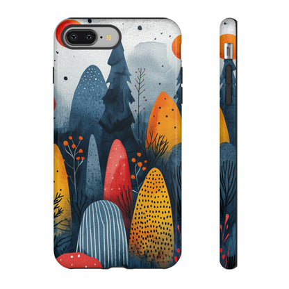 Scandinavian Forest Elegance - Protective Phone Case