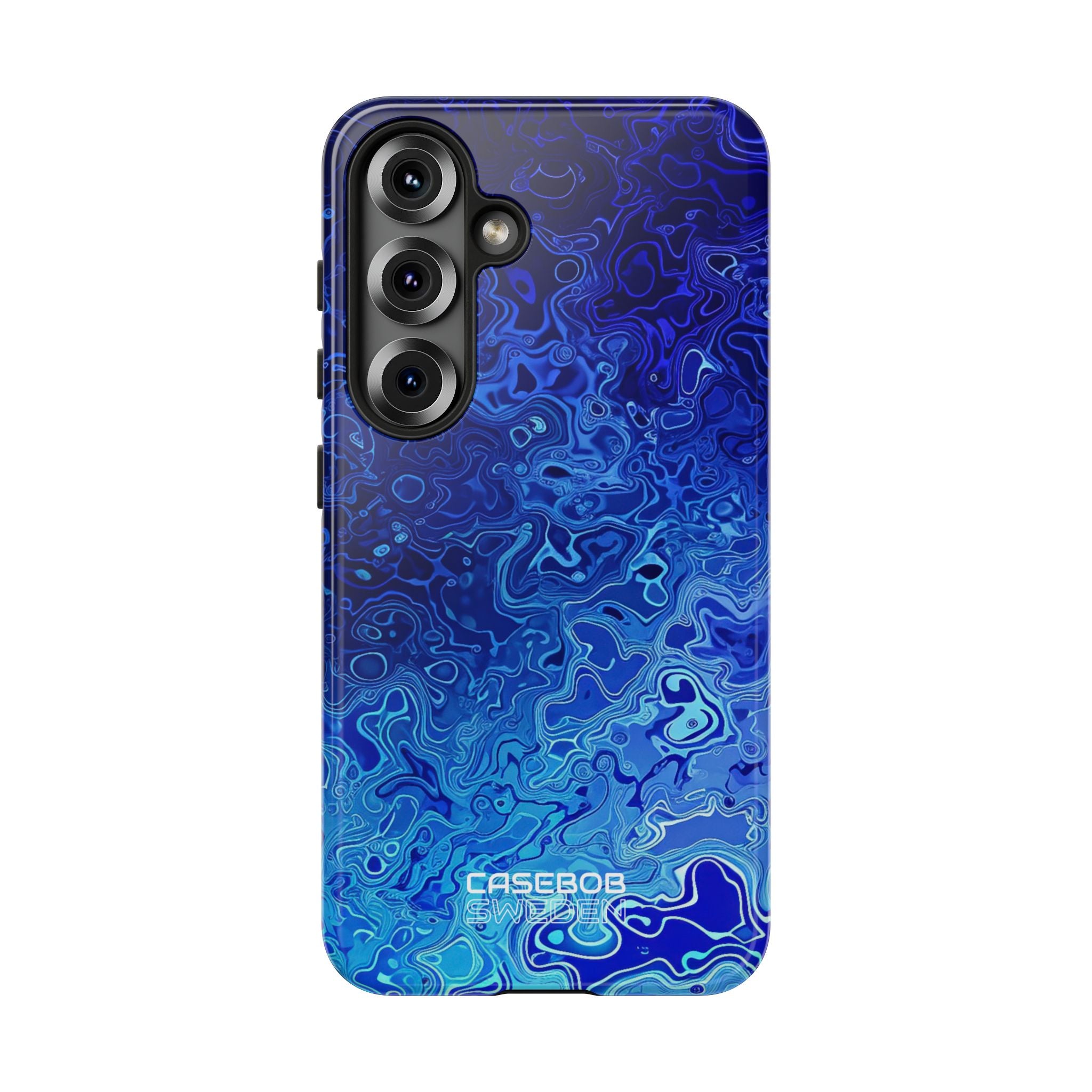 Draaiende Blauwe Stromen Samsung S25 - Tough