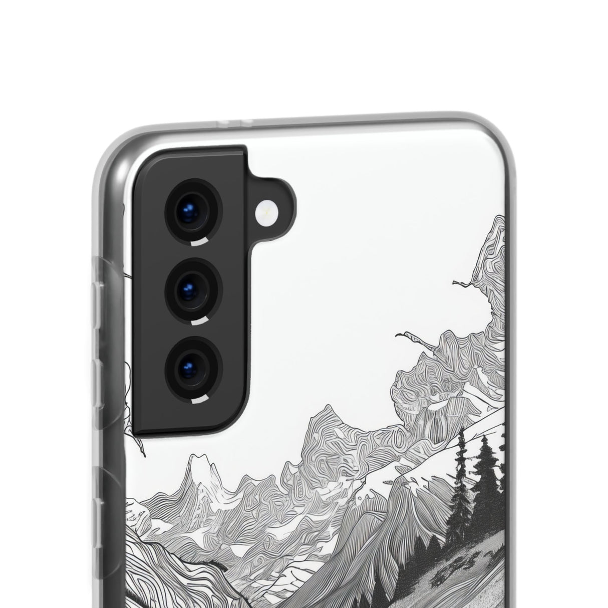 Monochrome Serenity | Flexible Phone Case for Samsung Galaxy